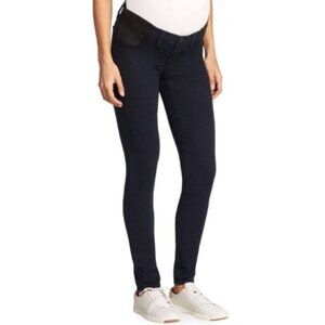 J Brand Mama J Skinny Maternity Jeans Olympia Wash Dark Wash Blue Stretch 25‎